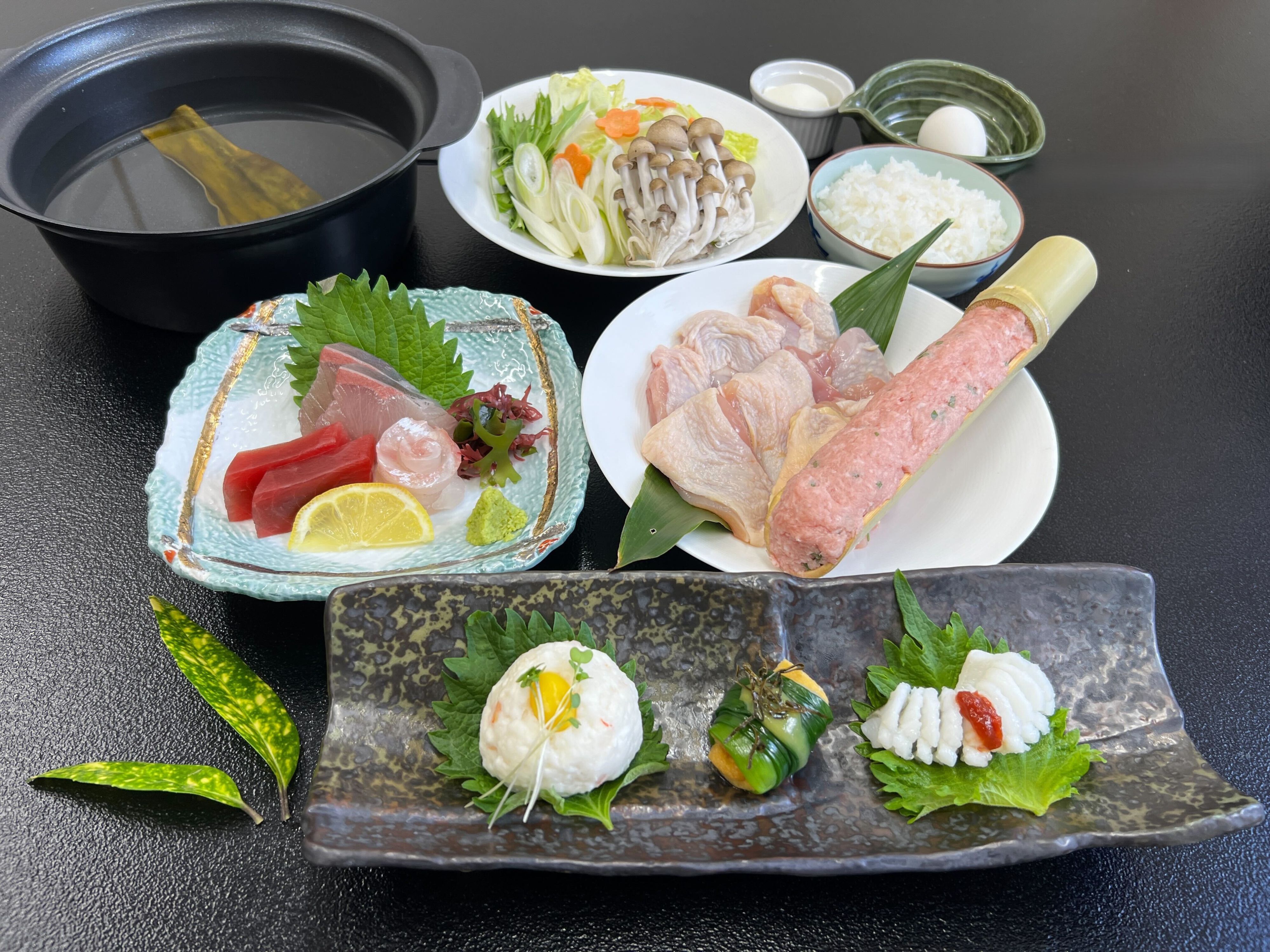 鶏鍋コースの画像